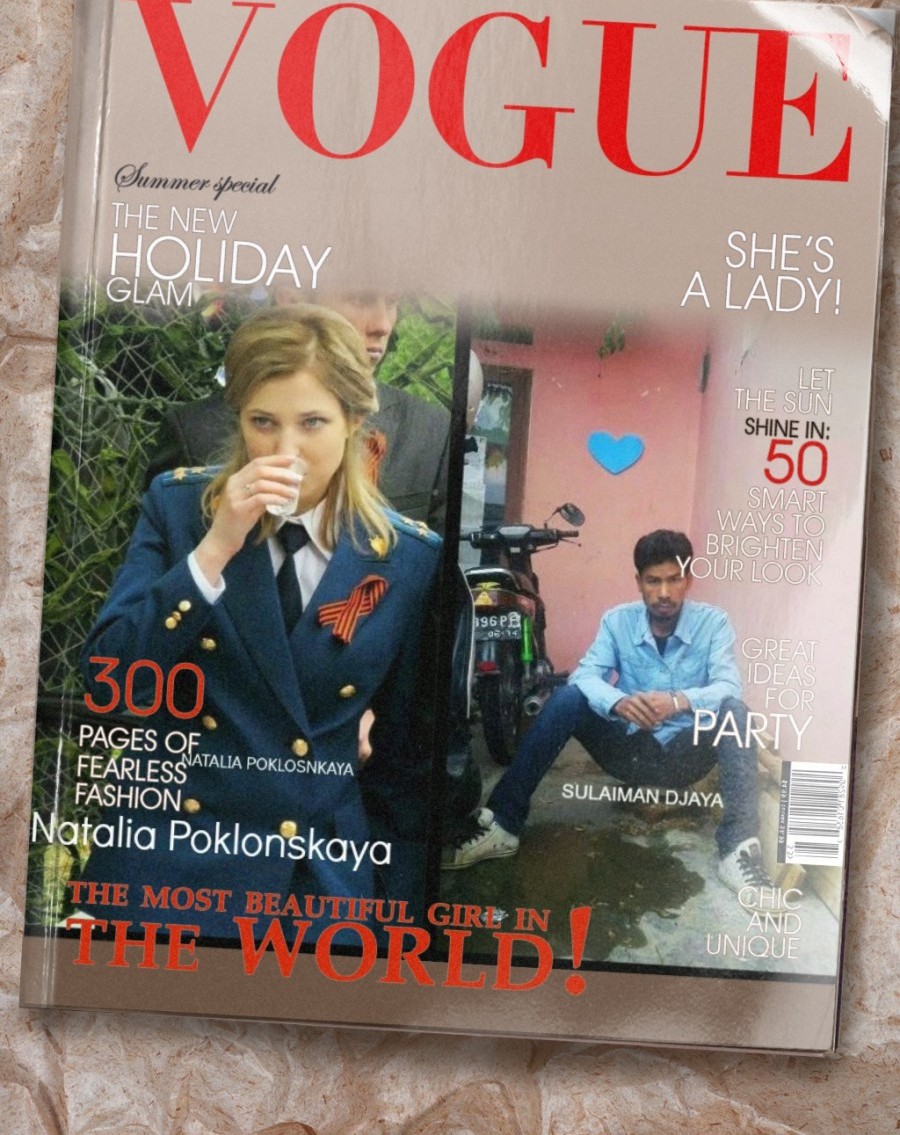 Natalia Poklonskaya and Sulaiman Djaya Vogue Magazine